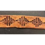 Hand Tooled Womens XL Brass Hardware Argentina Western Cowgirl Boho Hippie Aztec Brown Photo 4