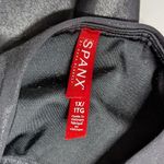 SPANX Moto Faux Leather Leggings Black Womens 1X Biker Shapewear Slimming pants Photo 2