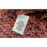 Harlow & Rose Cardigan M Maroon Open Knit Tunic Side Tie Lace Up Boho Brown Size M Photo 3