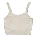 Everlane  white cropped tank top women’s size large Photo 0