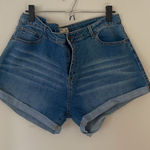 Encore jeans  Blue Jean Shorts with Cuffed Hem Size 3XL Photo 0