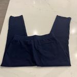 FIGS  Tidore Tailored Skinny Scrub Pants Zip Ankle Navy Size‎ Large Photo 5