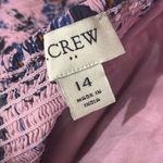 J.Crew  WOMEN PINK FLORAL SLEEVELESS STRAP SUMMER SQUARE NECK LONG MIDI DRESS 14 Photo 8