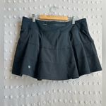Lululemon Pace Rival Mid-Rise Skirt Sz 10 Tall Black Photo 1