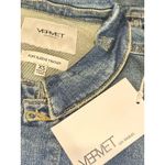 Vervet Los Angeles Puff Sleeve Trucker Button Up Jean Jacket Size XS NWT!!! Blue Photo 3