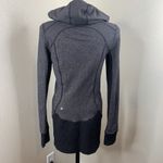 Lululemon Daily Practice Jacket Heathered Herringbone Black Gray Full Zip Sz 8 Photo 7