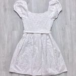 Macy's White Cotton Summer Dress M Photo 3