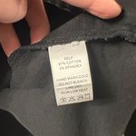 Faded Black/Gray Denim Flare Dress Black Size L Photo 9