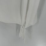 Xersion NWT  Woman White Loose Fit Short Sleeve Side Tie Activewear Top Size 3X Photo 2