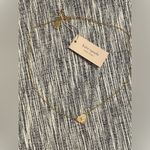 Kate Spade - Pansy Flower Disco Mother of Pearl Necklace W/ Jewel - NWT - Pouch Photo 13