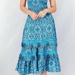 Ramy Brook Sia Printed Midi Dress Medium Photo 0