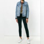 J Brand NEW Zion mid rise dark green corduroy skinny pants, women's size 31 Photo 2