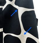 WORTH New York Black & White Giraffe Cow Print A Photo 5