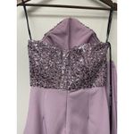 Lavish Lice Lavish Alice Embellished Curved Bandeau Dress in Lilac Size 4 Photo 4