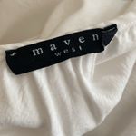 Maven West  white fringe top size xs Photo 4