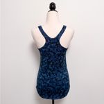 Lululemon Studio Racerback Mystic Jungle Hawk Harbor Blue Black Scoop Neck Tank Photo 4