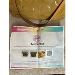 Coach  Leah Yellow Shoulder Bag Signature Embossed Design Women's Handbag Photo 9