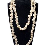 Hilo Hatties Necklace Seashell Bead Strand 17" Vtg Bohemian Hawaiian Photo 0