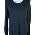 Athleta  Black Open Back‎ Long Sleeve Top Women’s Small Petite Crisscross Cutout Photo 0
