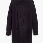 Madewell Black Kent Cardigan Sweater in Coziest Yarn Medium Photo 10
