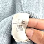 Wilfred Free Aritzia Shrunken Knit Cardigan Sweater Crop Minimalist Blue large Photo 3