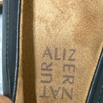 Naturalizer  Black Leather Loafers with Gold Accent Photo 2