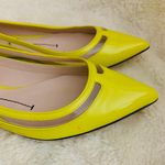 Furla Yellow Pointed Flats Size 38 Photo 3