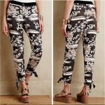 Elevenses  Anthropologie Women's Wildflower Joggers in Black Size M Elastic Waist Photo 1