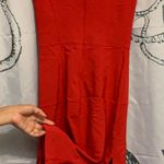 EXPRESS red dress with slits Photo 1