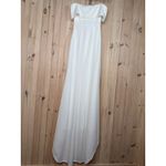 Lulus NWT  Exceptional Romance White Off-the-Shoulder Mermaid Maxi Dress Bride S Photo 4