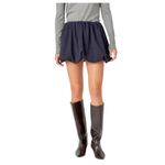 English Factory Bubble Hem Miniskirt Navy Size S NWT Photo 11