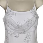 Taboo Elegant White Glitter Floral Maxi Formal Dress Women’s Size L Photo 6