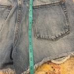 Good American NWOT  Light Blue Distressed Jean Shorts 100% cotton Photo 4