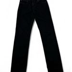 7 For All Mankind Jeans Womens 32 Black High Rise Light Wash Denim Photo 0