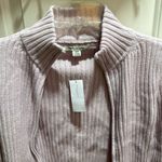 Aerie American Eagle Pink‎ Ribbed Zip Up Cropped Sweater Jacket Women Size M Feminine Photo 1