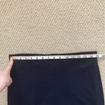 Philosophy  Pencil Skirt Navy Blue Size 8 Stretchy Bodycon Zip Closure EUC Photo 2