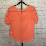 YA Los Angeles Silk Blend Orange Blouse Photo 1