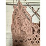 Free People , Baby Doll Bralette Ruffled Bottom, Extra Small Tank Top Pink Photo 1