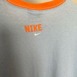 Nike Light Blue and Orange Ringer Graphic Shortsleeved Shirt size medium Photo 5