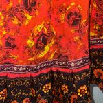 Free People  Casablanca Slip Printed Metallic Mini Dress Size Small Photo 5