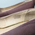 Charis & Doxa Football Wedge Heels 8.5 Brown Textured Game Day Tailgate Sporty Photo 10