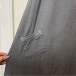Flax  Serene Linen Sleeveless Maxi Tank Dress Slate Gray Small Relaxed Lagenlook Photo 5