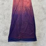 ZARA NWT  Women’s Sleeveless High Neck Ombre Shirred Tulle Midi Bodycon Dress XXL Photo 9