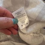 Rails  S Lauren White Coin Plaid Off-Shoulder Shirt Photo 8