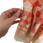 LC Lauren Conrad  Plaid Gingham Pleated Fit Flare Sleeveless Dress 6 Open Back Photo 2