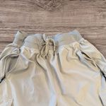 SOOTHFEEL Cargo Jogger Pants Light Gray Zip Pockets Drawcord Hem S Photo 1