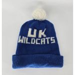 UK Wildcats Knit Beanie Hat Cap Blue White Pom Pom Winter NCAA College‎ Photo 1