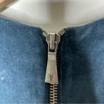 Frye  Melissa Blue Velvet Suede Mini Shift Dress NWT in Small Photo 6