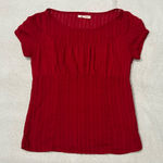 red striped babydoll top Size M Photo 0