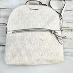 Michael Kors Dallas Medium Slim BACKPACK MK Signature Soft Sky White Authentic Photo 0